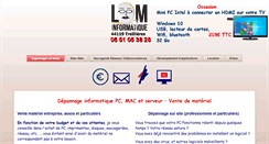 Desktop Screenshot of lom-informatique.fr